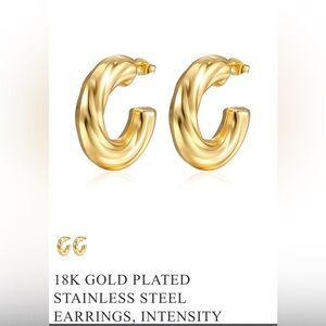 18K GOLD PLATED EARRINGS!